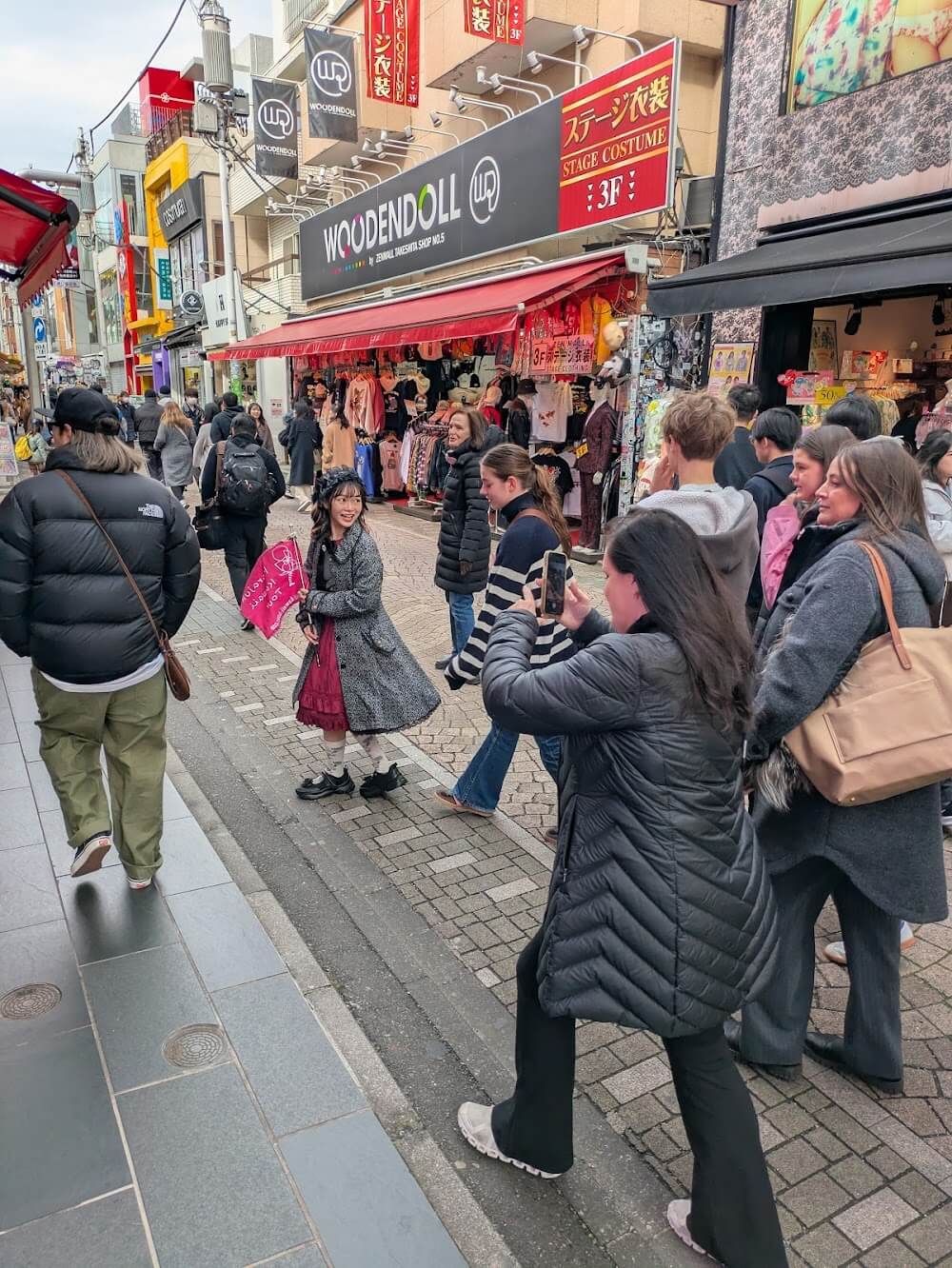 walking Takeshita Street